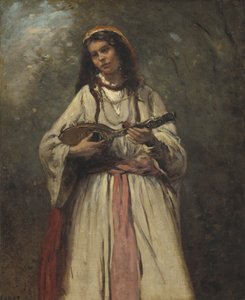 曼陀林吉普赛女孩，1870年
